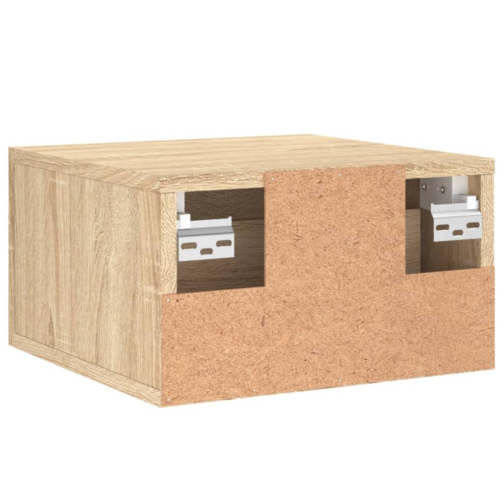 Nástěnné Noční Stolky 2 Ks Dub Sonoma 35 X 35 X 20 Cm