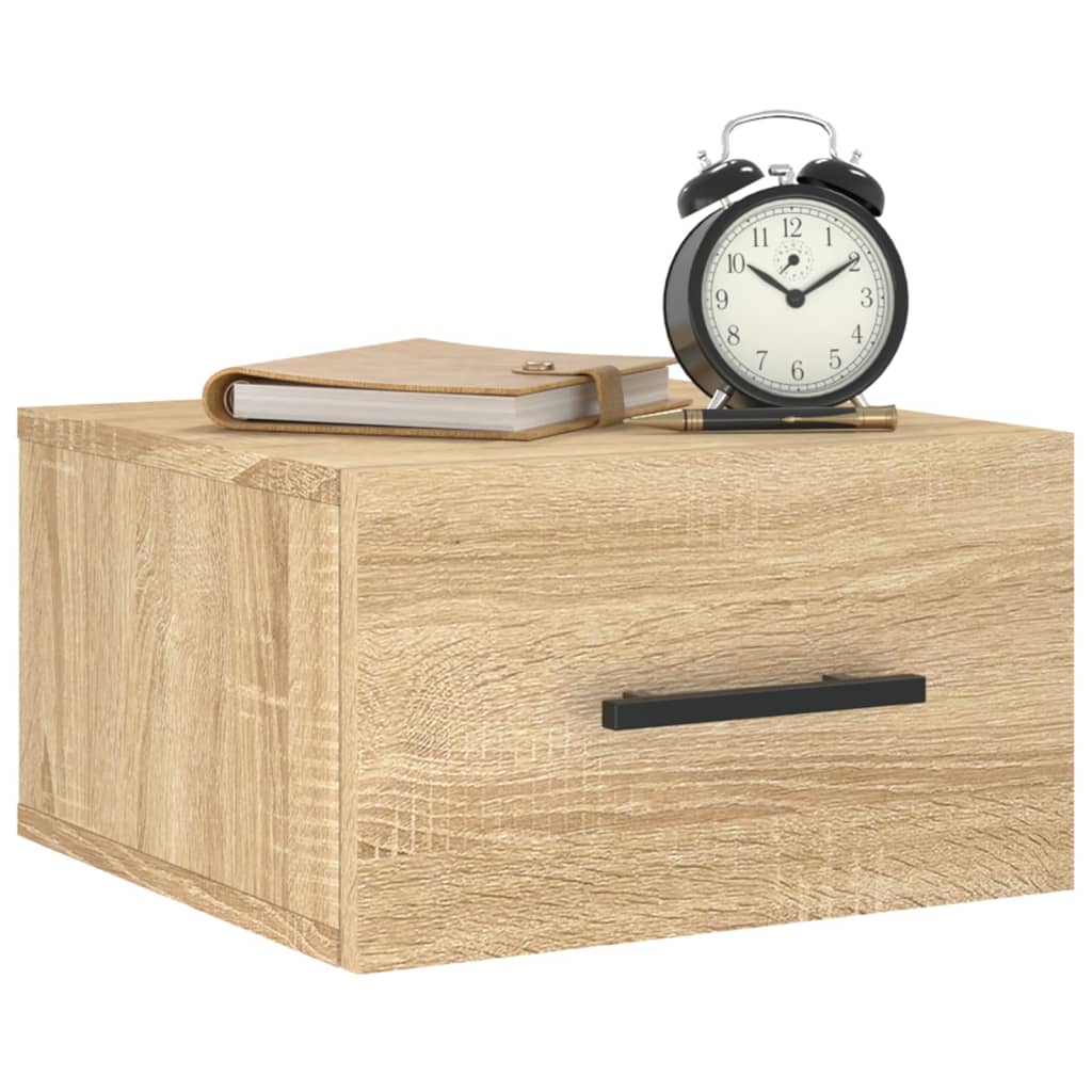 Nástěnné Noční Stolky 2 Ks Dub Sonoma 35 X 35 X 20 Cm