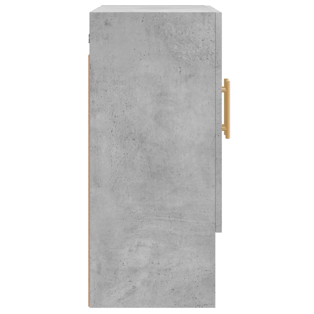 Nástěnná Skříňka Betonově Šedá 60 X 31 X 70 Cm Kompozitní Dřevo