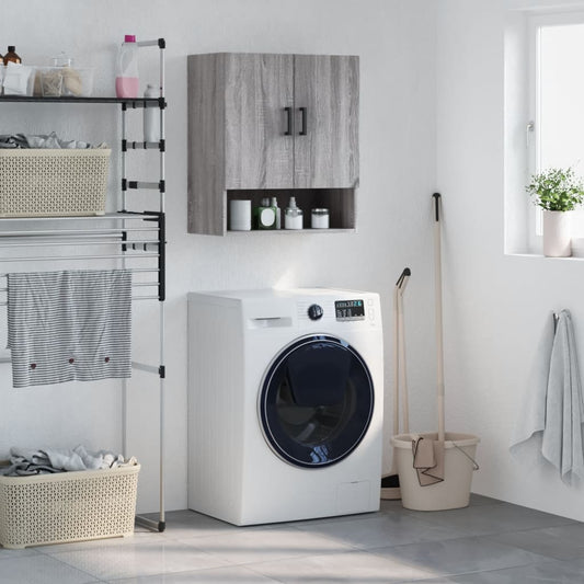 Nástěnná Skříňka Šedá Sonoma 60 X 31 X 70 Cm Kompozitní Dřevo