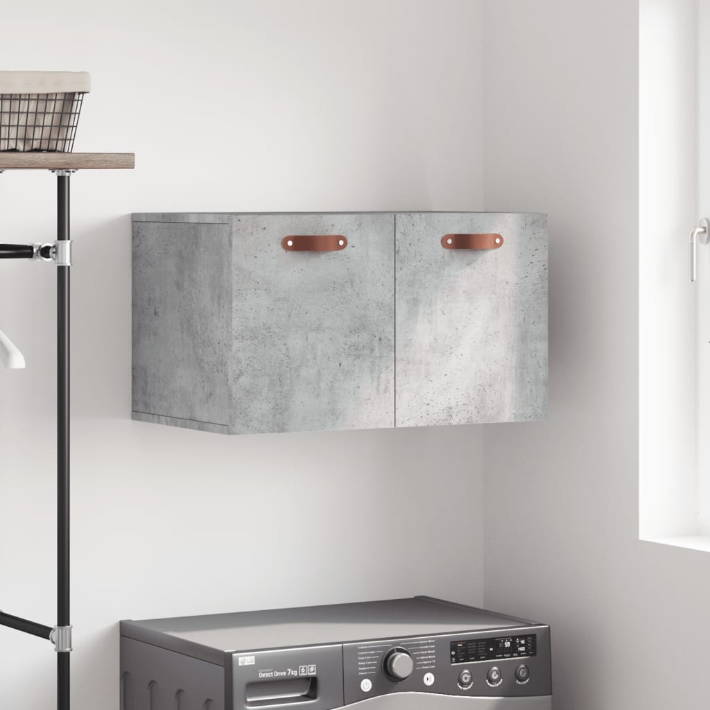 Nástěnná Skříňka Betonově Šedá 60X36,5X35 Cm Kompozitní Dřevo