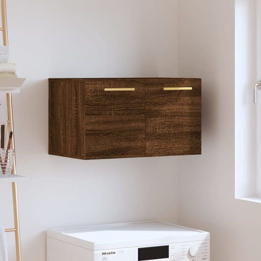 Nástěnná Skříňka Hnědý Dub 60 X 36,5 X 35 Cm Kompozitní Dřevo