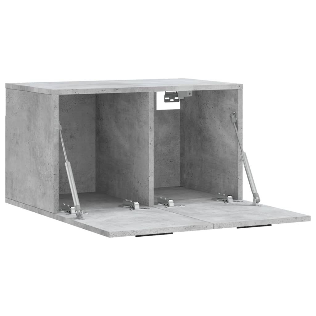 Nástěnná Skříňka Betonově Šedá 60X36,5X35 Cm Kompozitní Dřevo