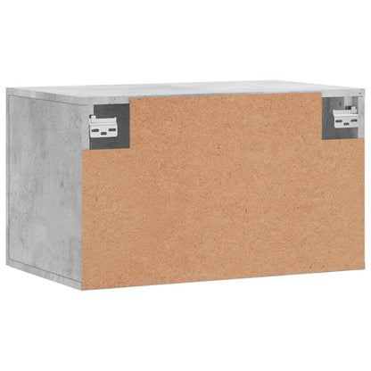 Nástěnná Skříňka Betonově Šedá 60X36,5X35 Cm Kompozitní Dřevo