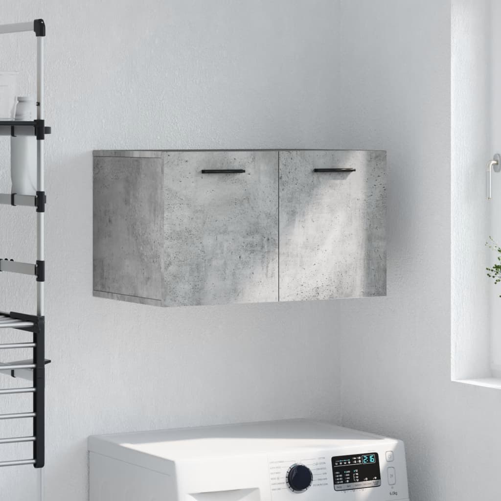 Nástěnná Skříňka Betonově Šedá 60X36,5X35 Cm Kompozitní Dřevo