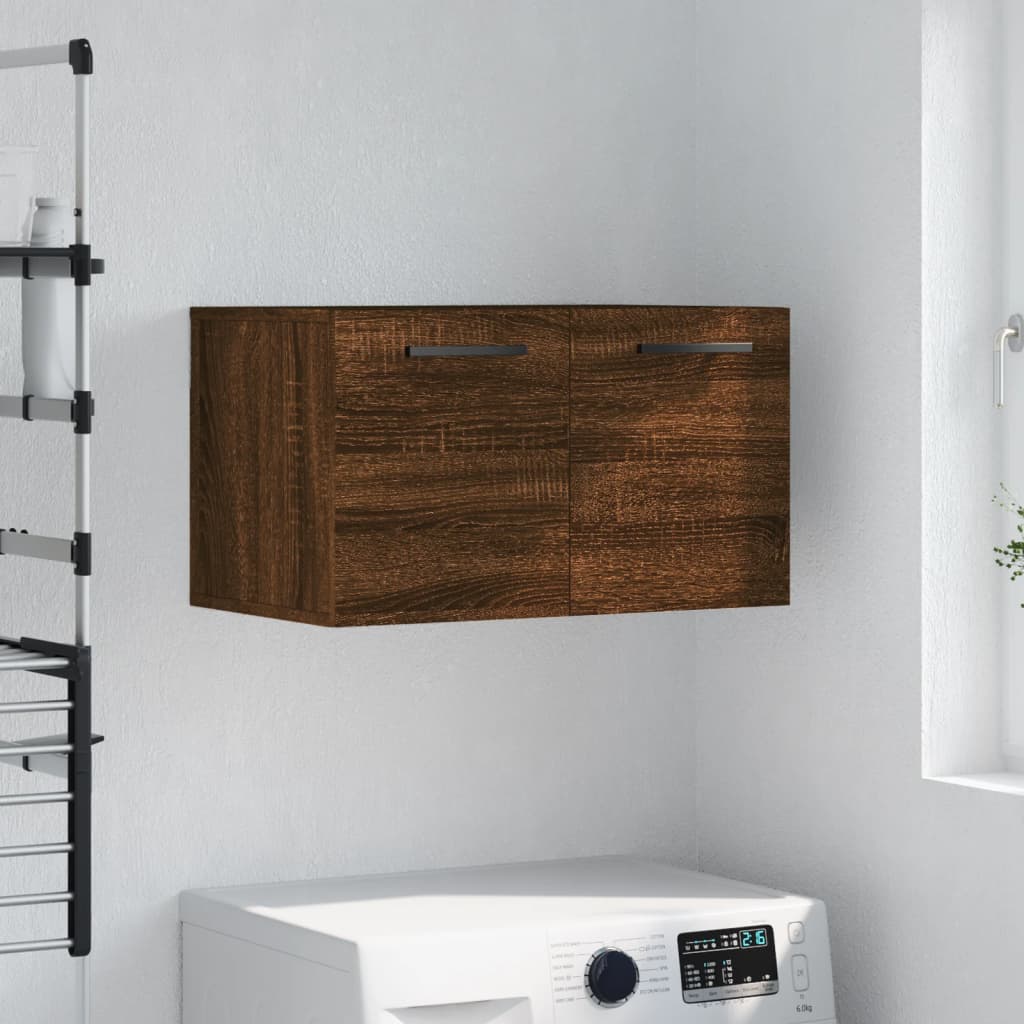 Nástěnná Skříňka Hnědý Dub 60 X 36,5 X 35 Cm Kompozitní Dřevo