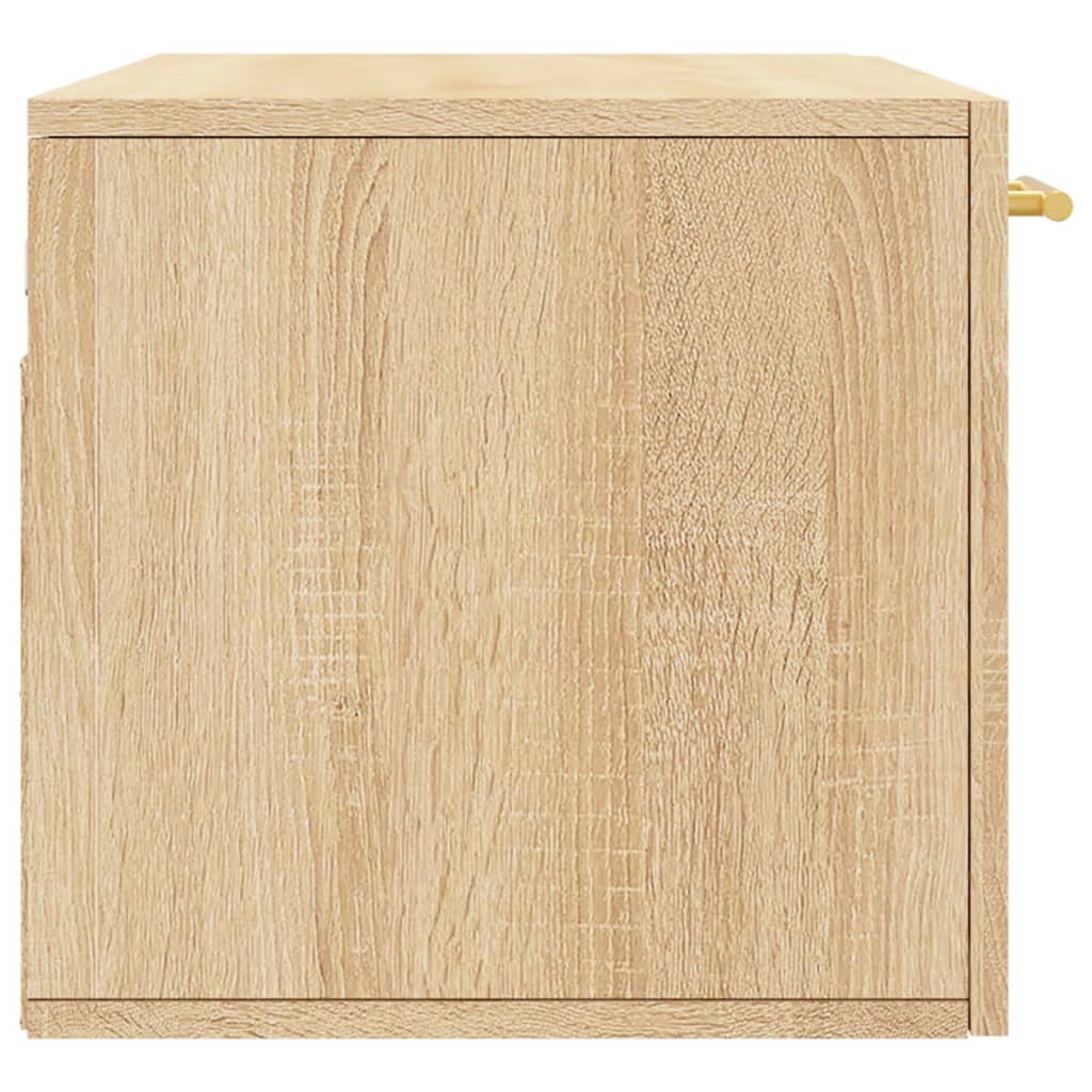 Nástěnná Skříňka Dub Sonoma 80 X 36,5 X 35 Cm Kompozitní Dřevo