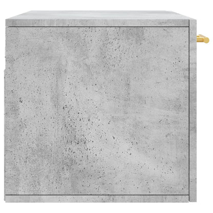 Nástěnná Skříňka Betonově Šedá 80X36,5X35 Cm Kompozitní Dřevo