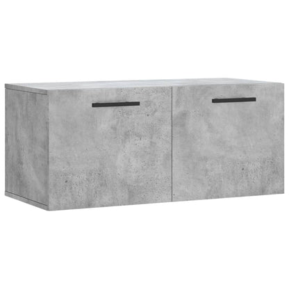 Nástěnná Skříňka Betonově Šedá 80X36,5X35 Cm Kompozitní Dřevo