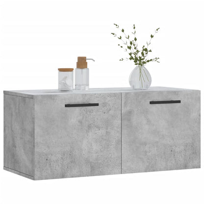 Nástěnná Skříňka Betonově Šedá 80X36,5X35 Cm Kompozitní Dřevo