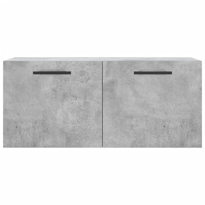 Nástěnná Skříňka Betonově Šedá 80X36,5X35 Cm Kompozitní Dřevo
