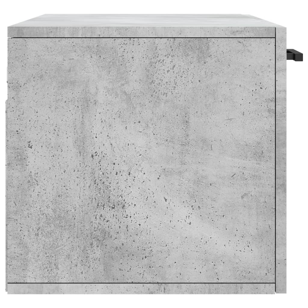 Nástěnná Skříňka Betonově Šedá 80X36,5X35 Cm Kompozitní Dřevo