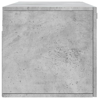 Nástěnná Skříňka Betonově Šedá 100X36,5X35 Cm Kompozitní Dřevo