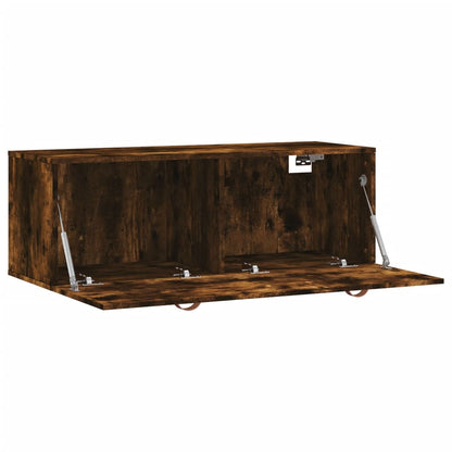 Nástěnná Skříňka Kouřový Dub 100X36,5X35 Cm Kompozitní Dřevo