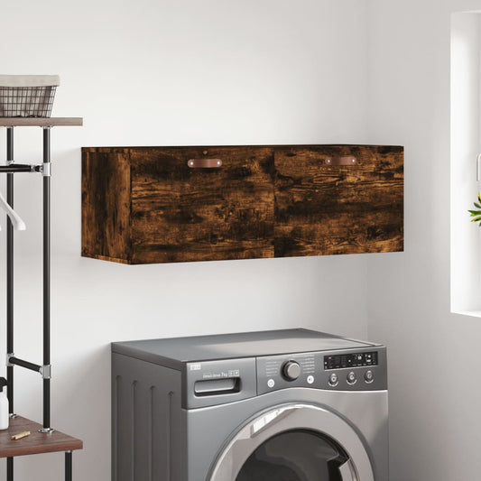 Nástěnná Skříňka Kouřový Dub 100X36,5X35 Cm Kompozitní Dřevo