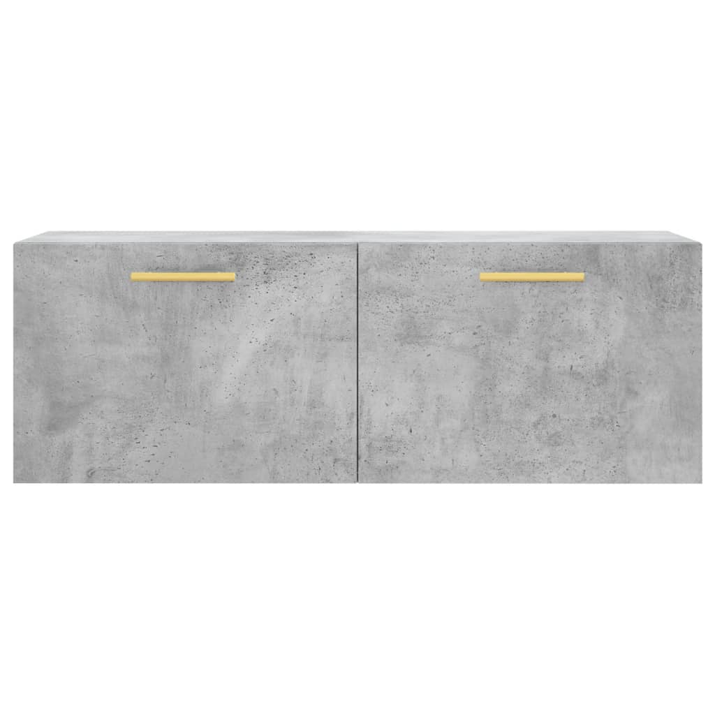 Nástěnná Skříňka Betonově Šedá 100X36,5X35 Cm Kompozitní Dřevo