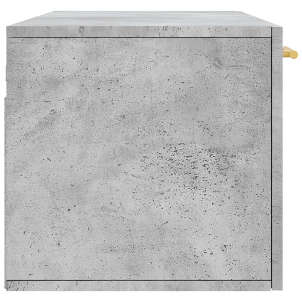 Nástěnná Skříňka Betonově Šedá 100X36,5X35 Cm Kompozitní Dřevo