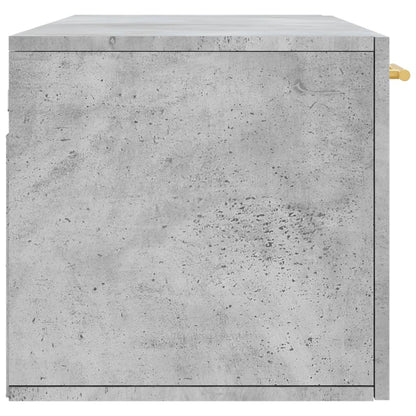 Nástěnná Skříňka Betonově Šedá 100X36,5X35 Cm Kompozitní Dřevo