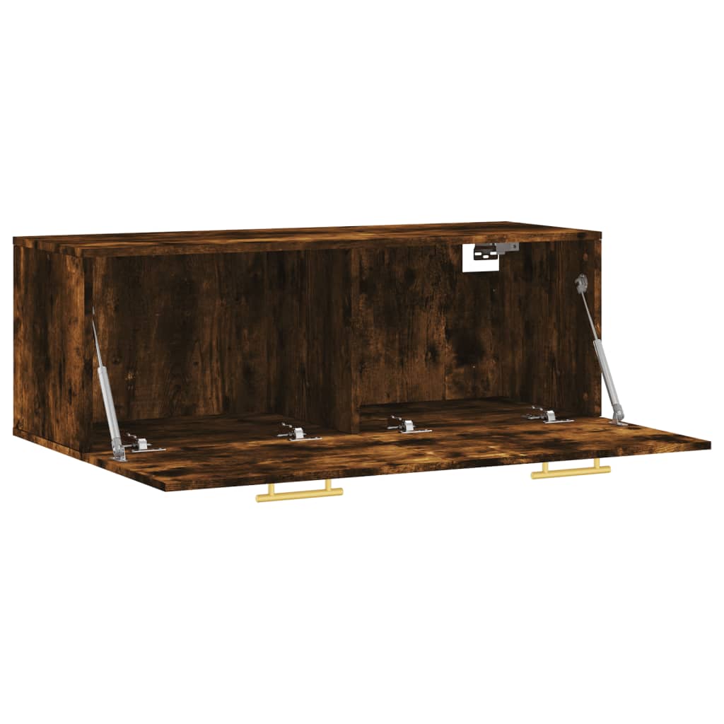 Nástěnná Skříňka Kouřový Dub 100X36,5X35 Cm Kompozitní Dřevo