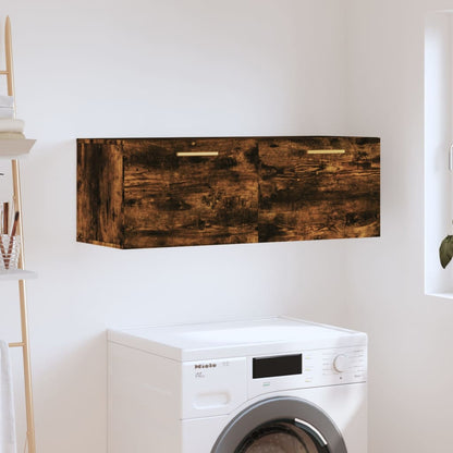 Nástěnná Skříňka Kouřový Dub 100X36,5X35 Cm Kompozitní Dřevo