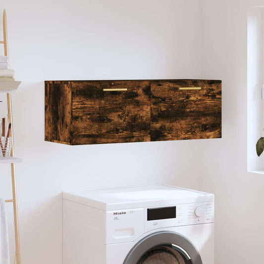Nástěnná Skříňka Kouřový Dub 100X36,5X35 Cm Kompozitní Dřevo
