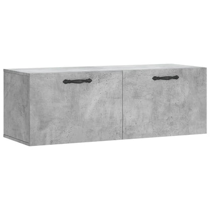 Nástěnná Skříňka Betonově Šedá 100X36,5X35 Cm Kompozitní Dřevo