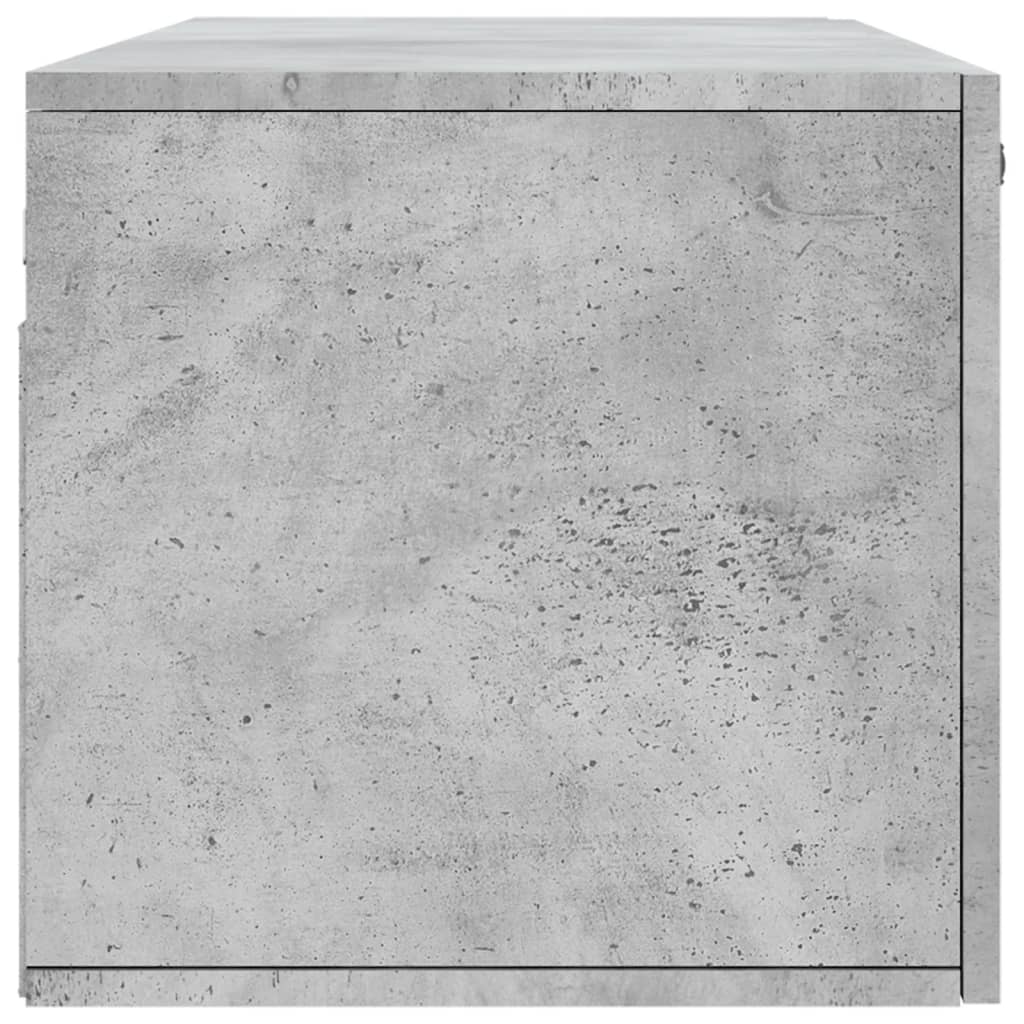 Nástěnná Skříňka Betonově Šedá 100X36,5X35 Cm Kompozitní Dřevo