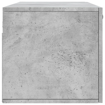 Nástěnná Skříňka Betonově Šedá 100X36,5X35 Cm Kompozitní Dřevo