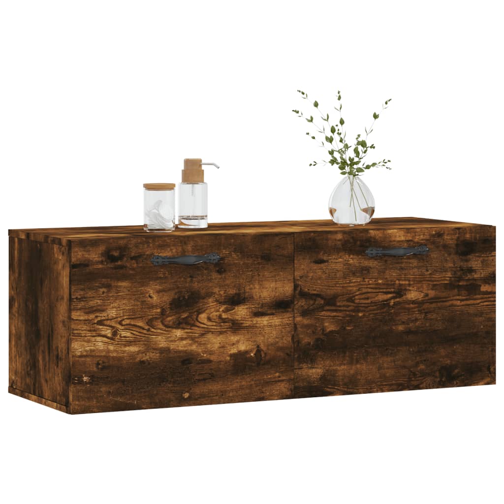 Nástěnná Skříňka Kouřový Dub 100X36,5X35 Cm Kompozitní Dřevo