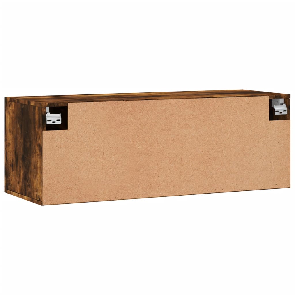 Nástěnná Skříňka Kouřový Dub 100X36,5X35 Cm Kompozitní Dřevo