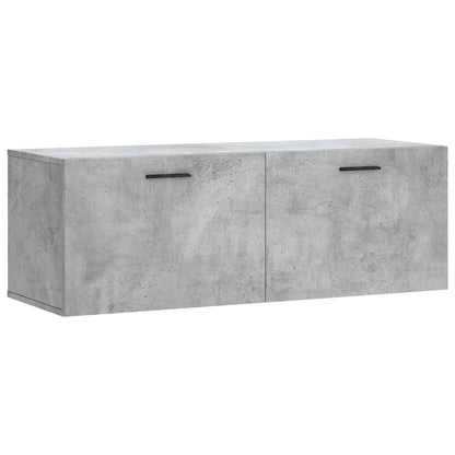 Nástěnná Skříňka Betonově Šedá 100X36,5X35 Cm Kompozitní Dřevo