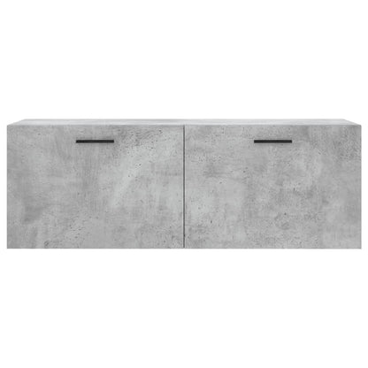 Nástěnná Skříňka Betonově Šedá 100X36,5X35 Cm Kompozitní Dřevo