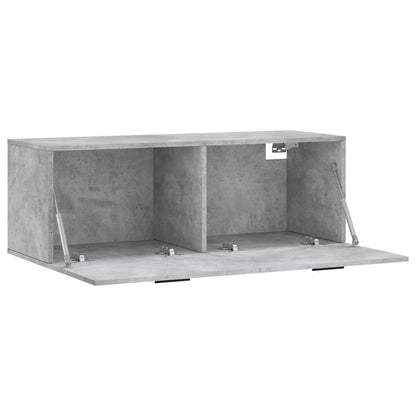 Nástěnná Skříňka Betonově Šedá 100X36,5X35 Cm Kompozitní Dřevo