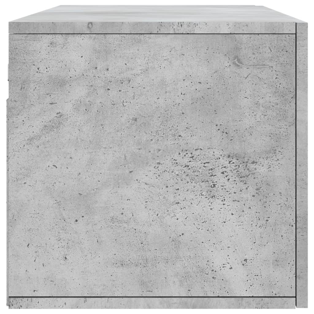Nástěnná Skříňka Betonově Šedá 100X36,5X35 Cm Kompozitní Dřevo