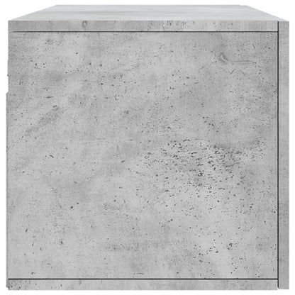 Nástěnná Skříňka Betonově Šedá 100X36,5X35 Cm Kompozitní Dřevo