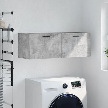 Nástěnná Skříňka Betonově Šedá 100X36,5X35 Cm Kompozitní Dřevo