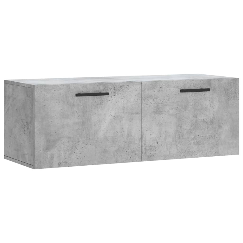 Nástěnná Skříňka Betonově Šedá 100X36,5X35 Cm Kompozitní Dřevo