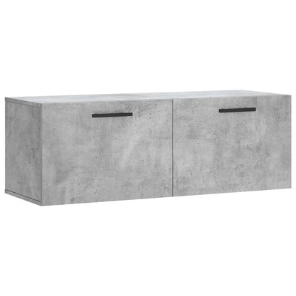 Nástěnná Skříňka Betonově Šedá 100X36,5X35 Cm Kompozitní Dřevo