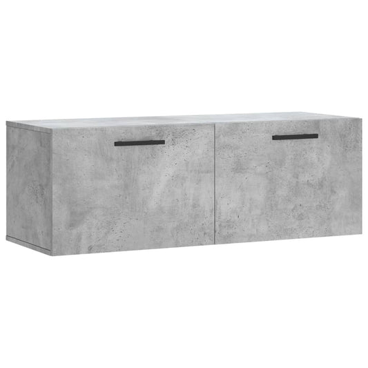 Nástěnná Skříňka Betonově Šedá 100X36,5X35 Cm Kompozitní Dřevo