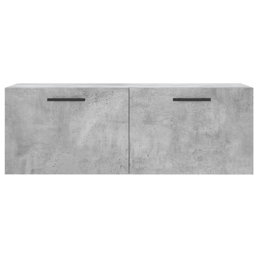 Nástěnná Skříňka Betonově Šedá 100X36,5X35 Cm Kompozitní Dřevo