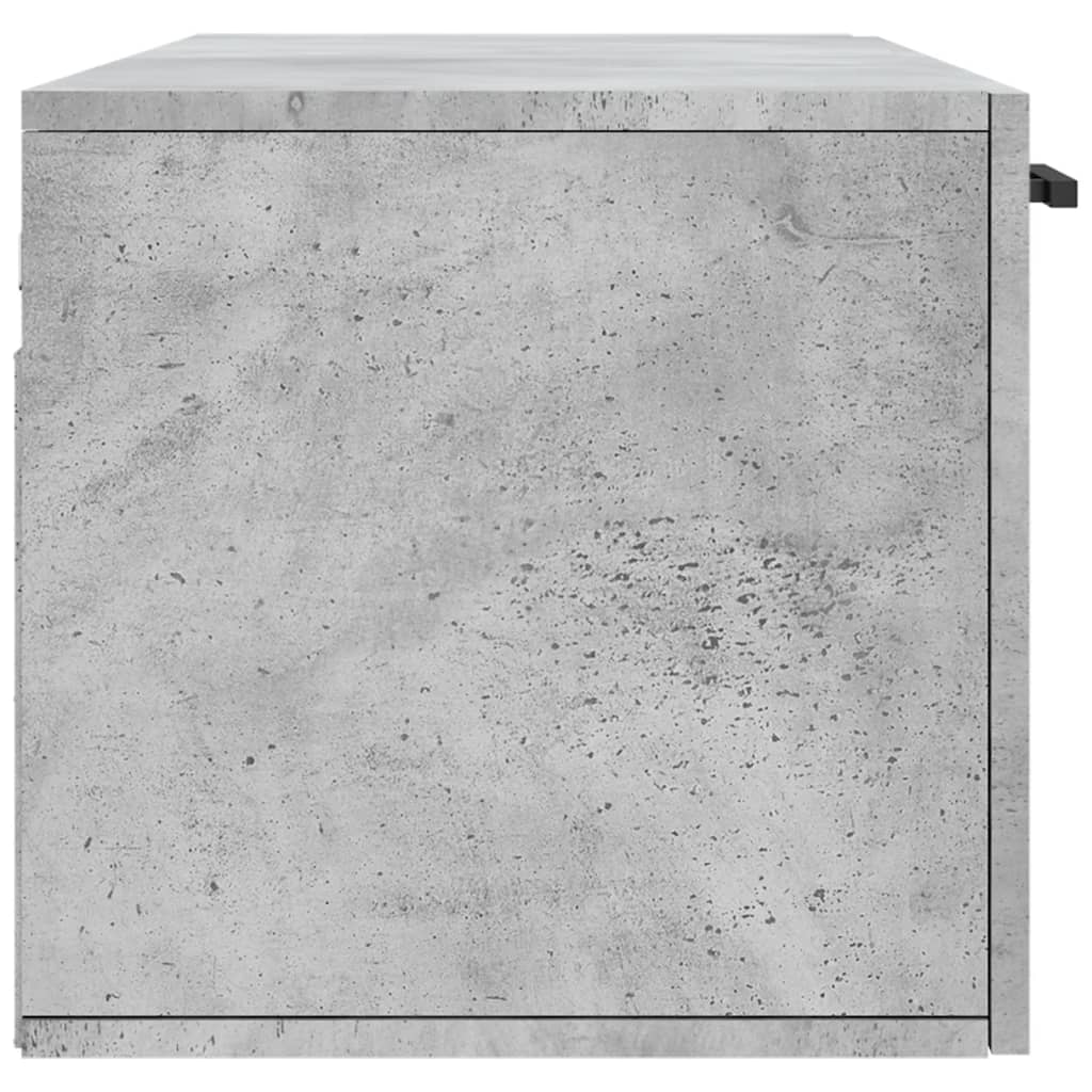 Nástěnná Skříňka Betonově Šedá 100X36,5X35 Cm Kompozitní Dřevo