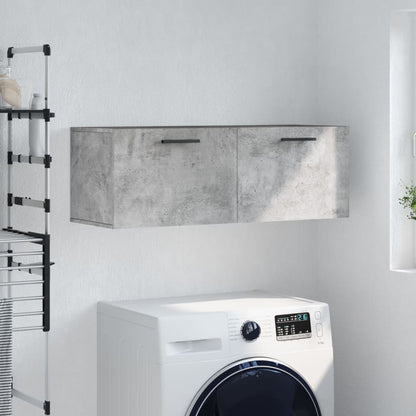 Nástěnná Skříňka Betonově Šedá 100X36,5X35 Cm Kompozitní Dřevo
