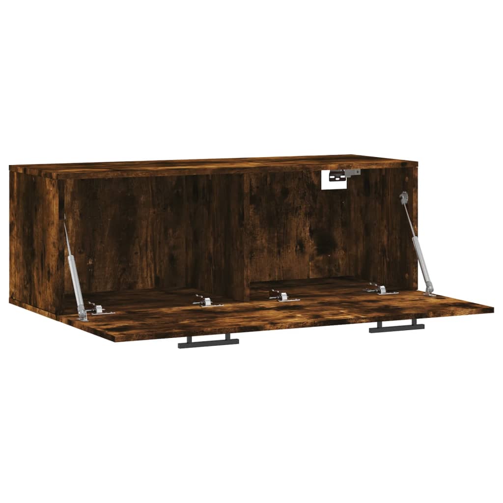Nástěnná Skříňka Kouřový Dub 100X36,5X35 Cm Kompozitní Dřevo