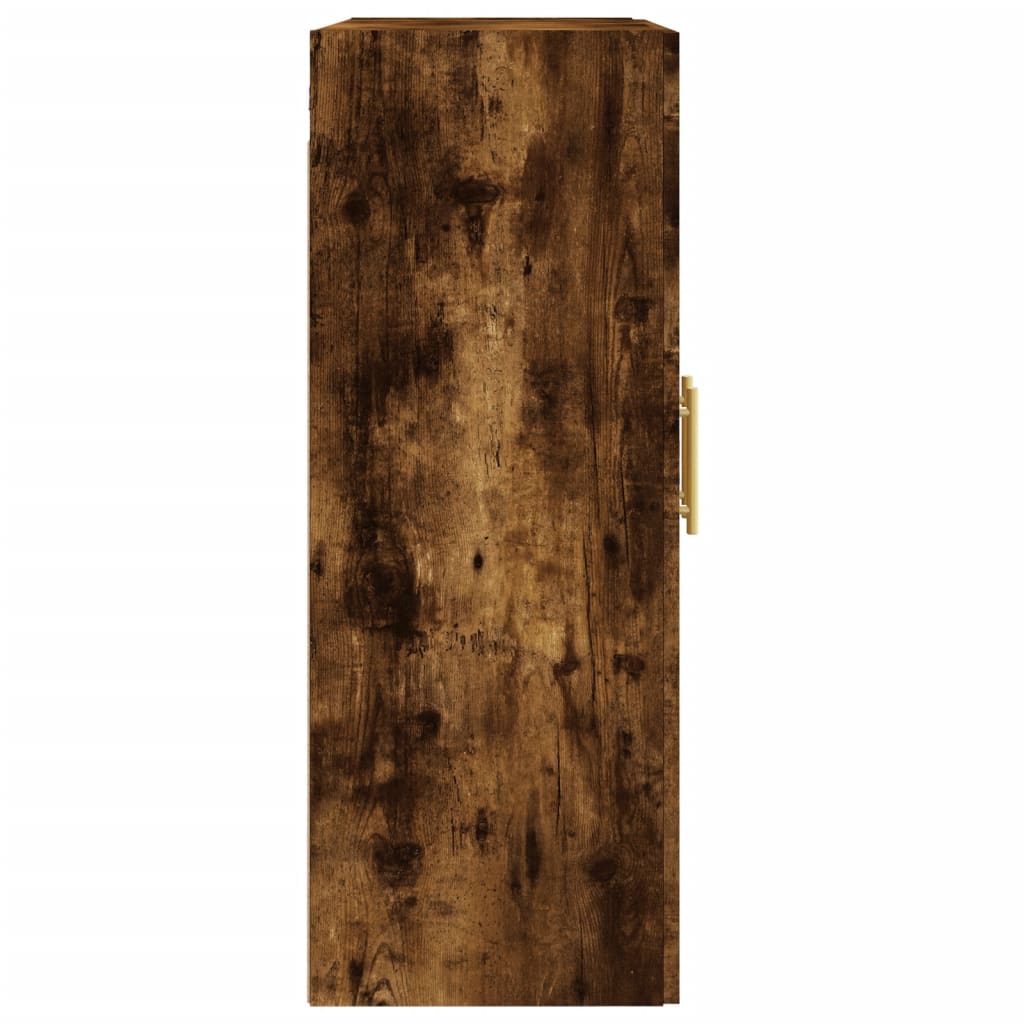 Nástěnná Skříňka Kouřový Dub 69,5 X 34 X 90 Cm Kompozitní Dřevo