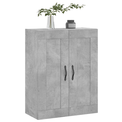 Nástěnná Skříňka Betonově Šedá 69,5X34X90 Cm Kompozitní Dřevo