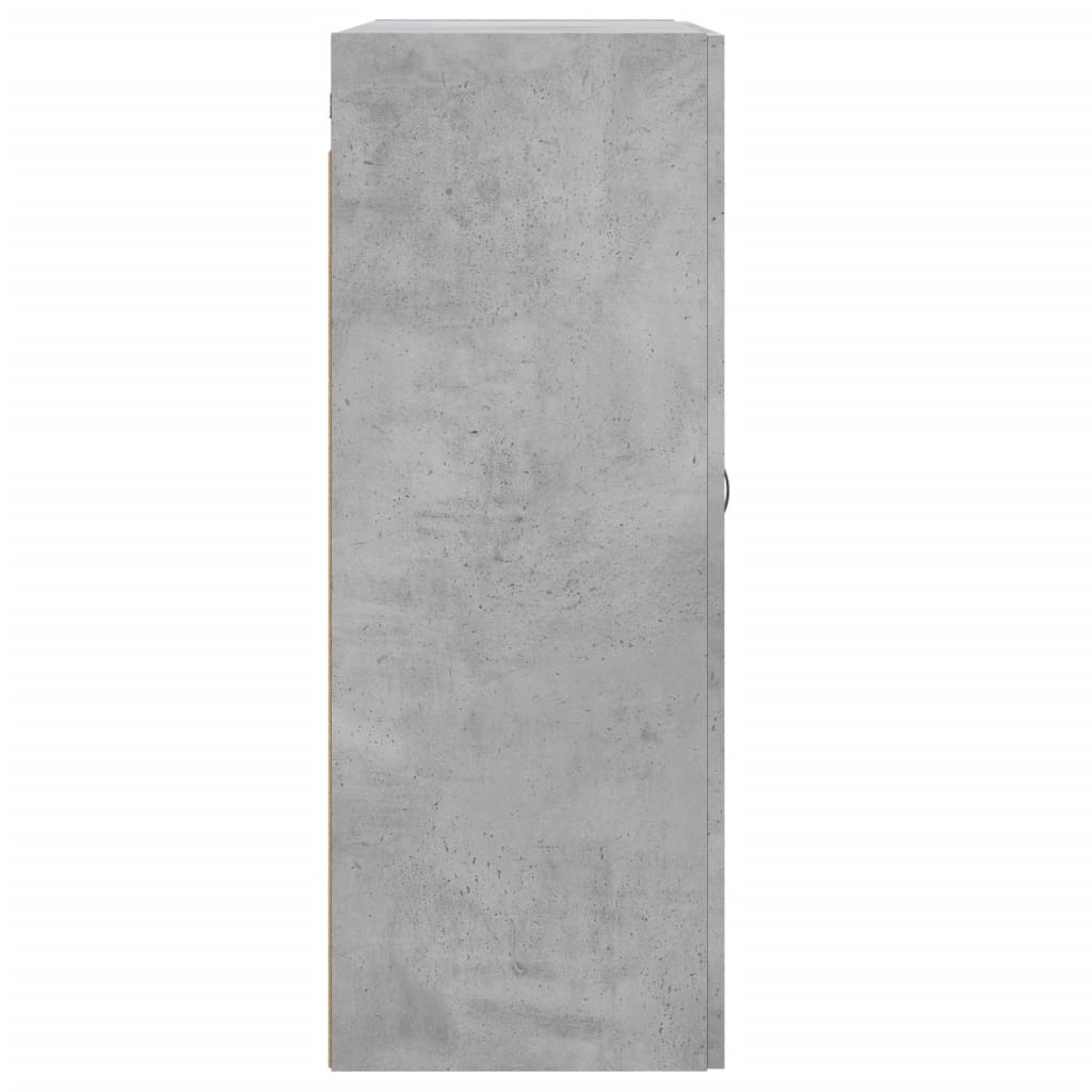 Nástěnná Skříňka Betonově Šedá 69,5X34X90 Cm Kompozitní Dřevo