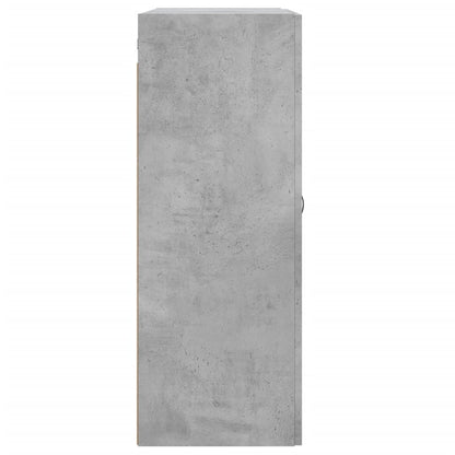 Nástěnná Skříňka Betonově Šedá 69,5X34X90 Cm Kompozitní Dřevo