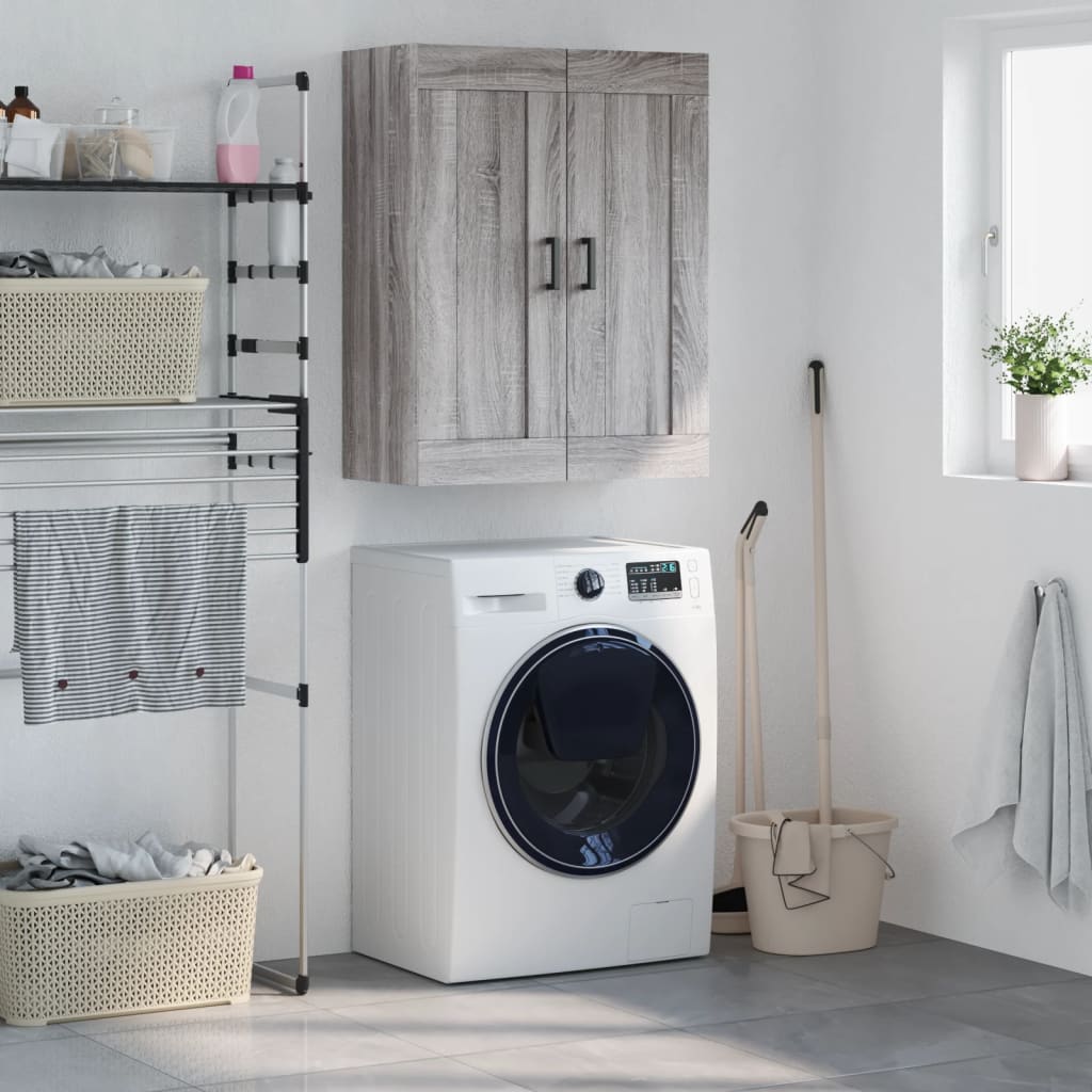 Nástěnná Skříňka Šedá Sonoma 69,5 X 34 X 90 Cm Kompozitní Dřevo