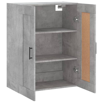 Nástěnná Skříňka Betonově Šedá 69,5X34X90 Cm Kompozitní Dřevo
