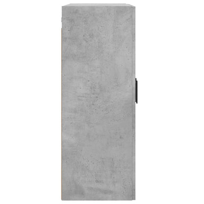 Nástěnná Skříňka Betonově Šedá 69,5X34X90 Cm Kompozitní Dřevo